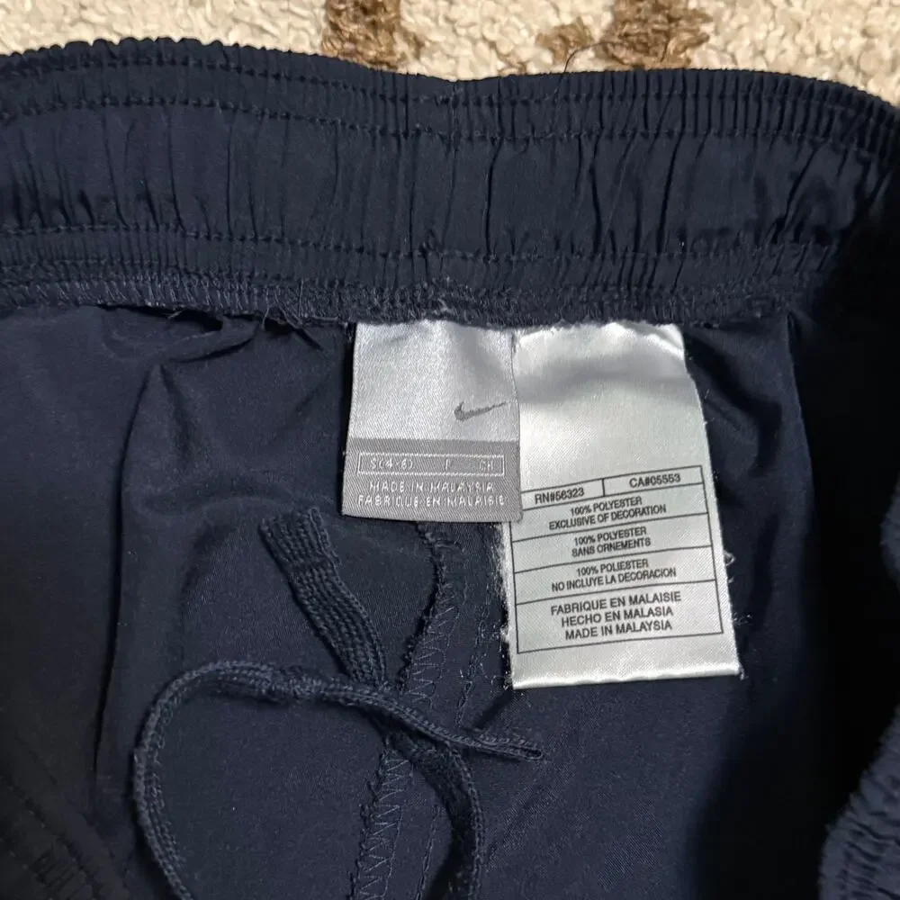 Vintage 2000s Nike Track Pants Size Small Navy Y2K